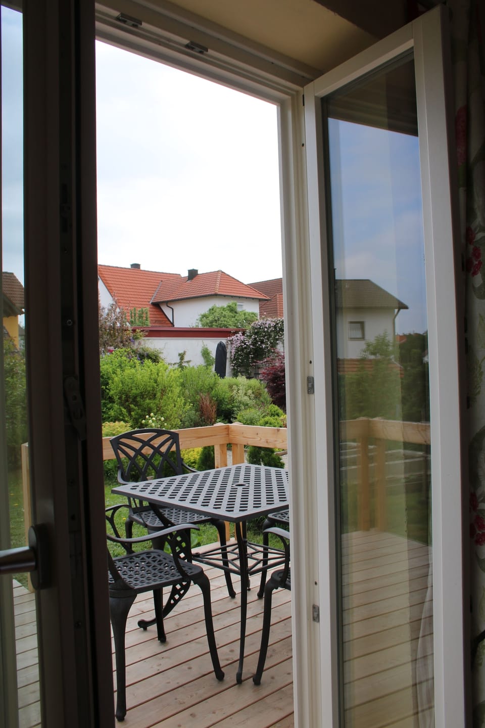 Walk out from the master bedroom onto the verrandah