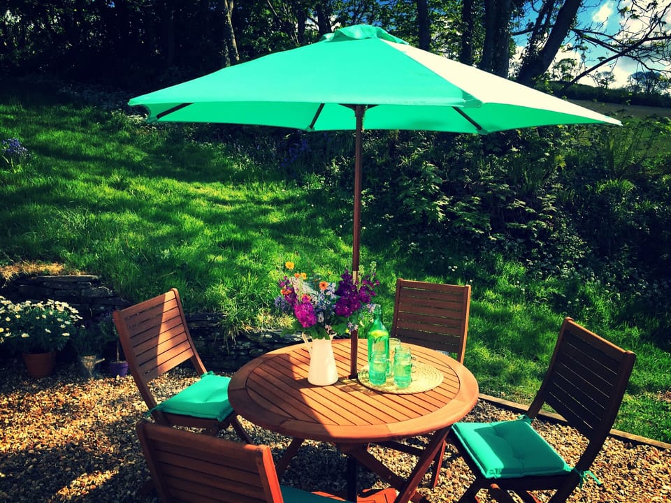 Outside Dining and BBQ Area