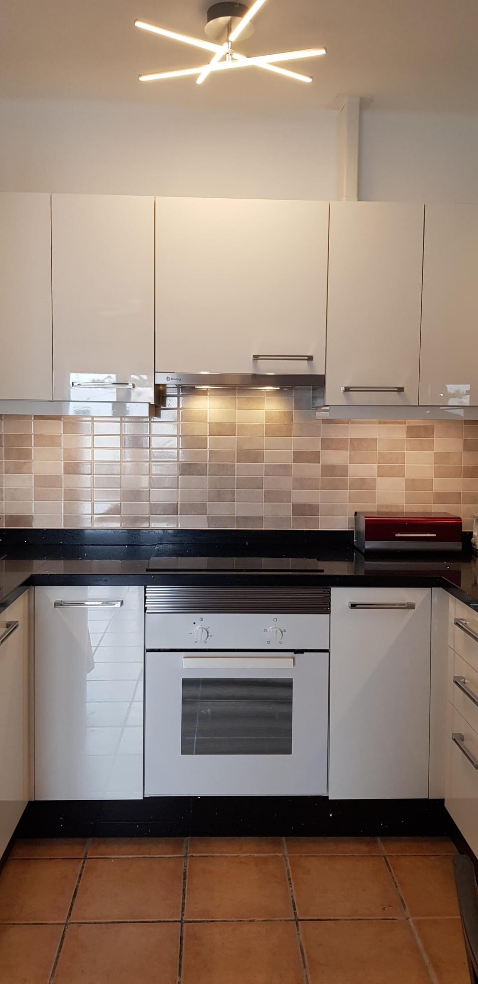 Oven, hob and hood