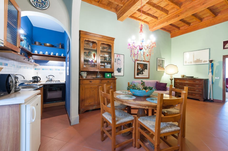 Chianti kitchen & Fettuccine dining room
