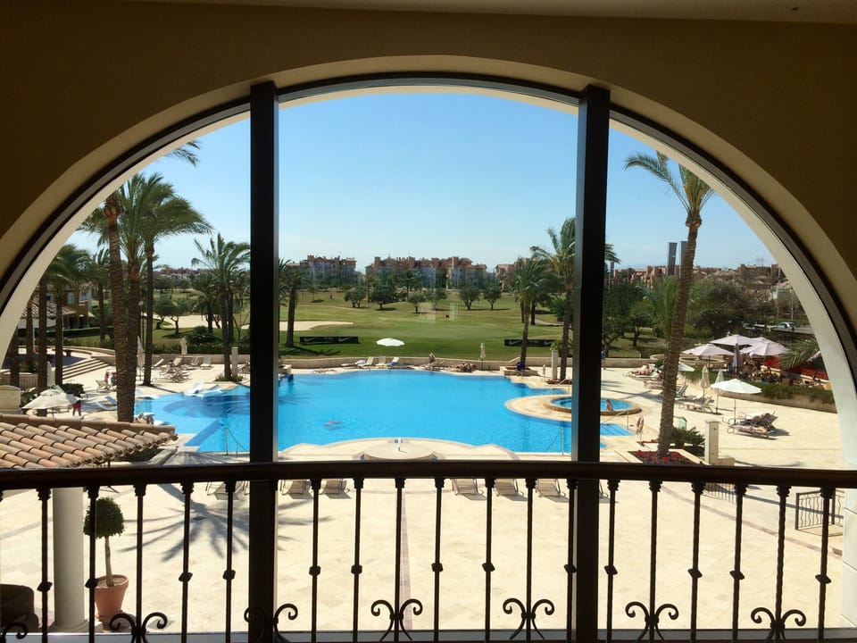 The view of the Golfcourse from the Hotel!
