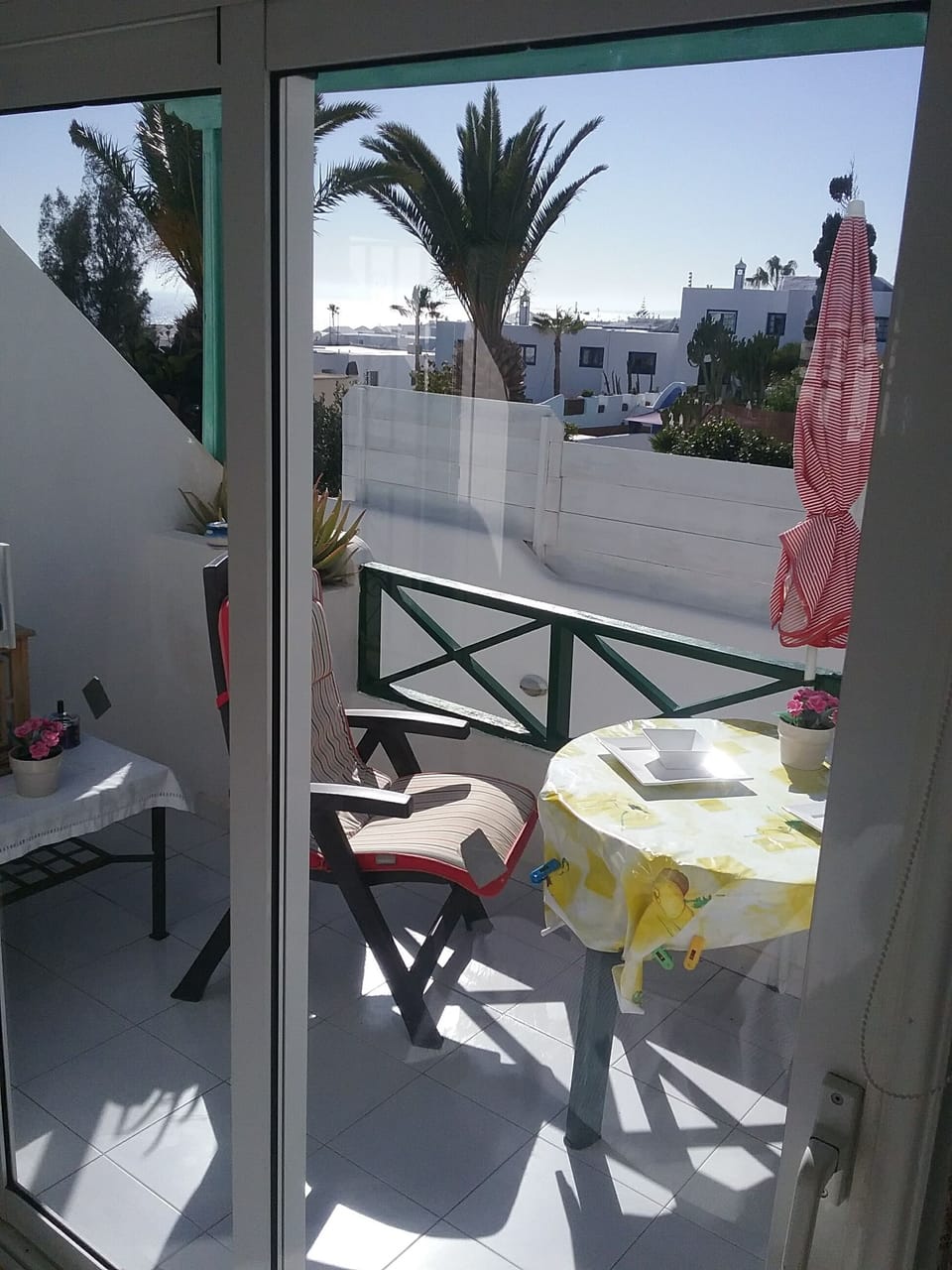 looking out porto del carmen and sea