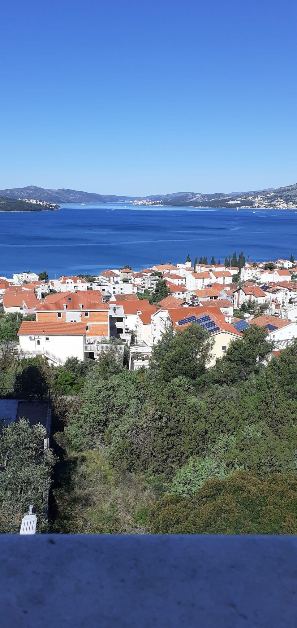 Beautiful view of the bay from the balcony