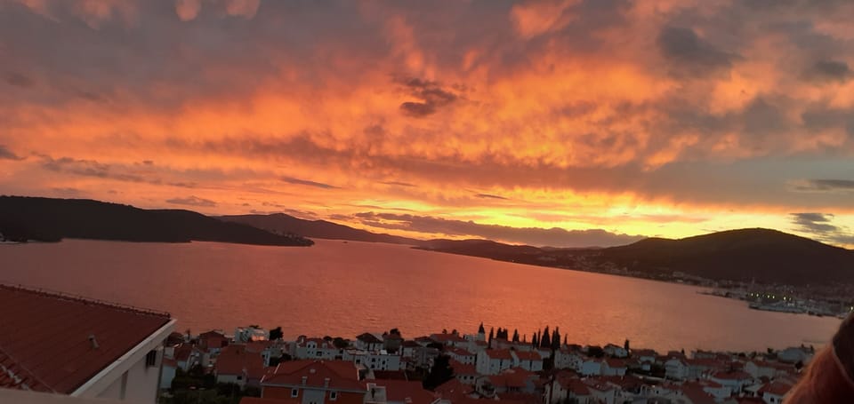 Sunset on the balcony 