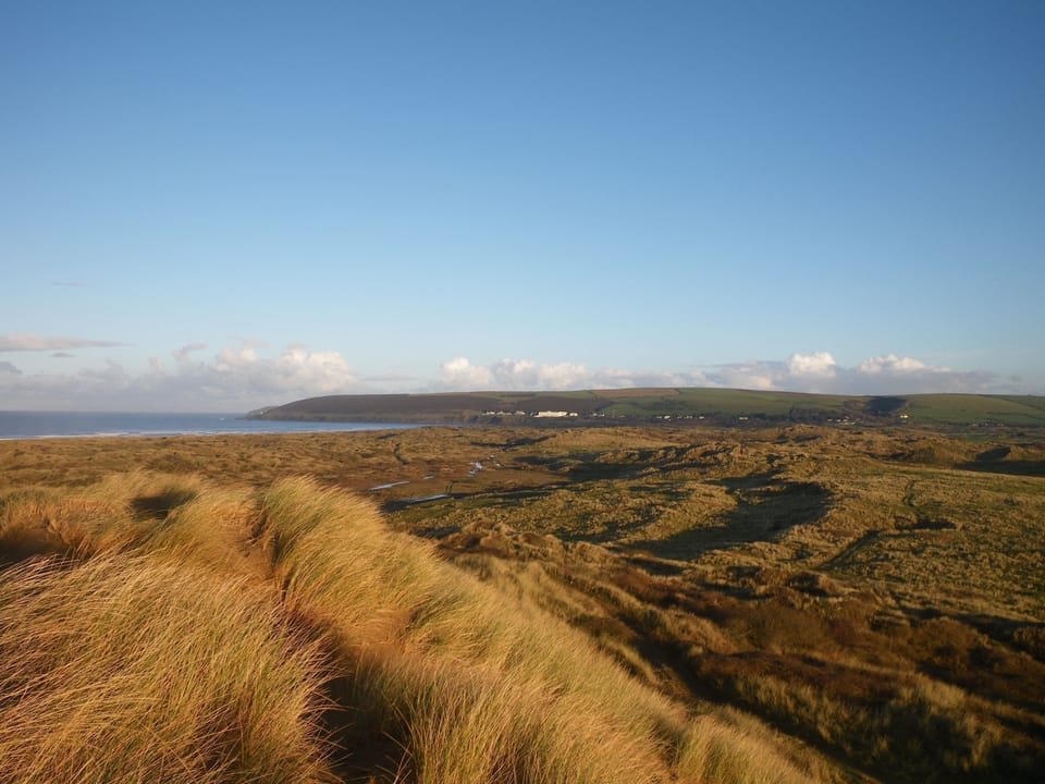 Braunton Burrows Biosphere Nature Reserve, 10 minute drive away.