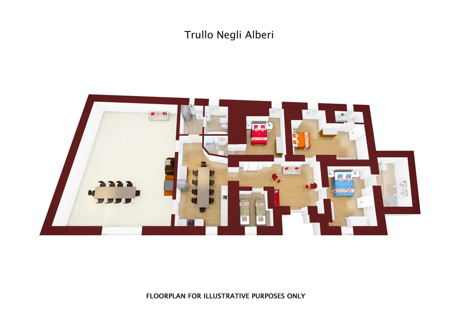 Floor Plan for Illustration Purposes Only
