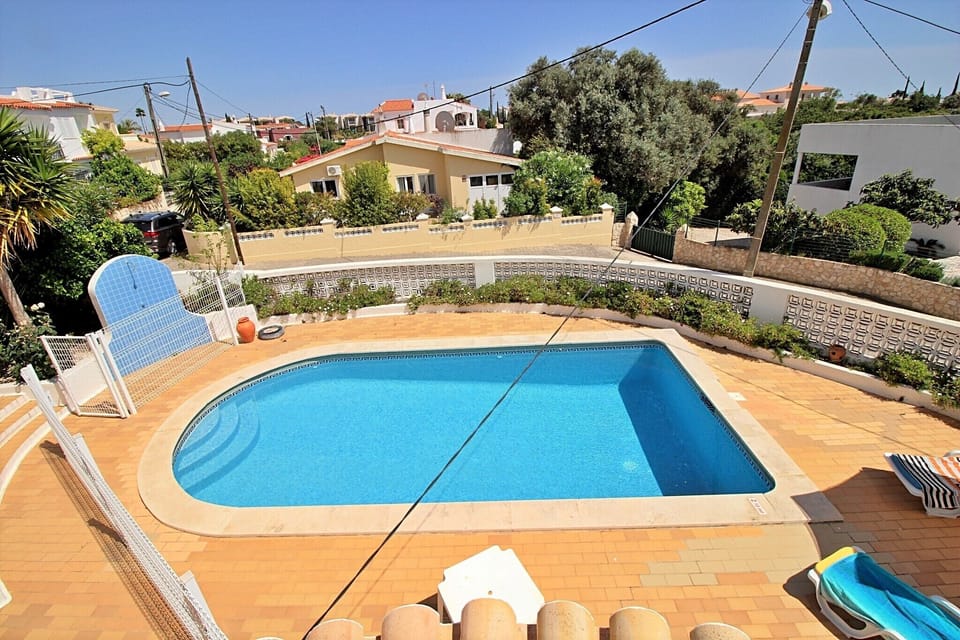 Vista da piscina do 1º Andar