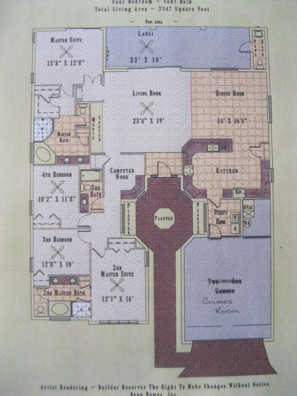 Layout plan of the building