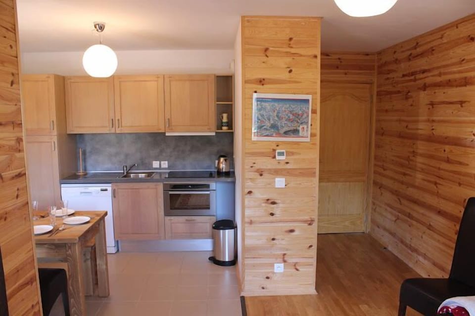 Kitchen and dining area