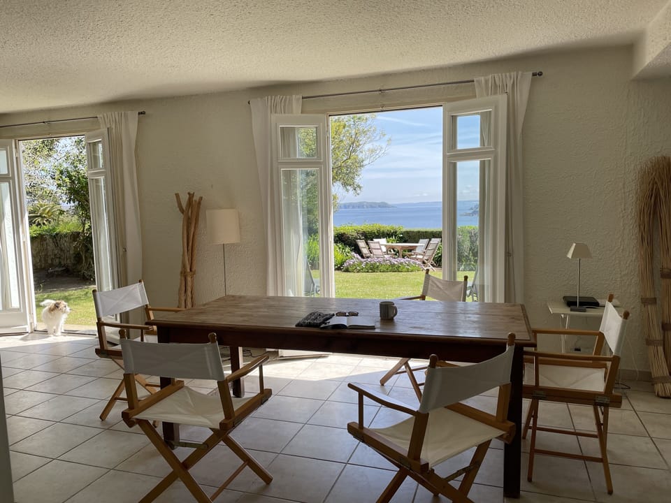 Kitchen/Diner with sea view