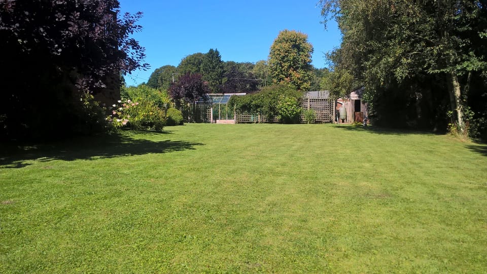 Sit anywhere in the garden and enjoy the peace and quiet
