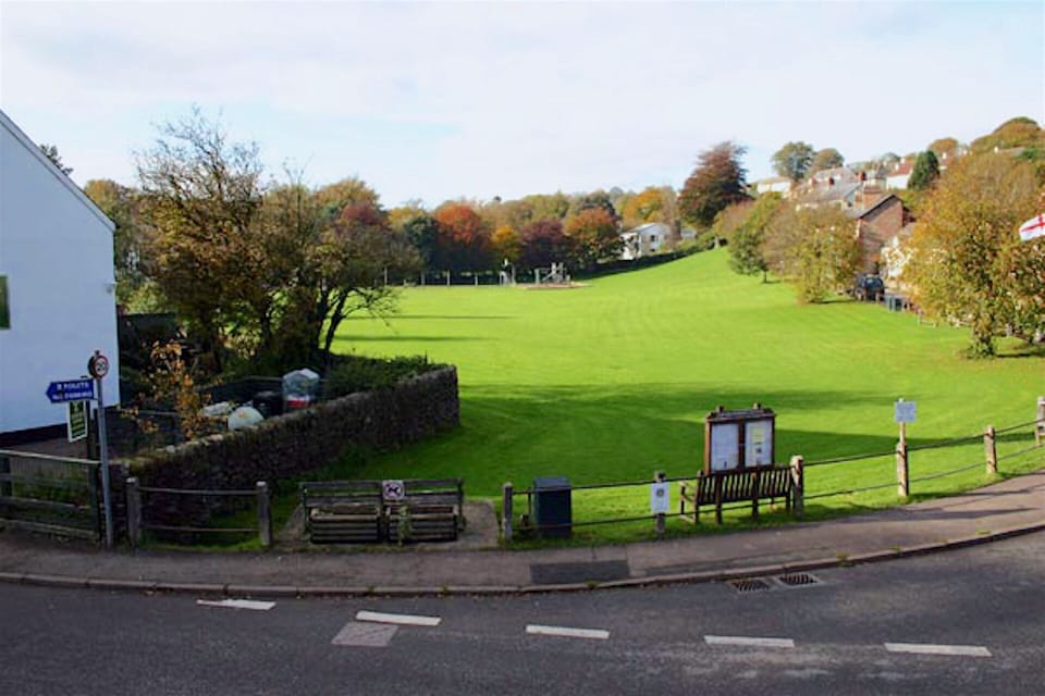 THE OLD FORGE Master Bedroom view overlooking village green