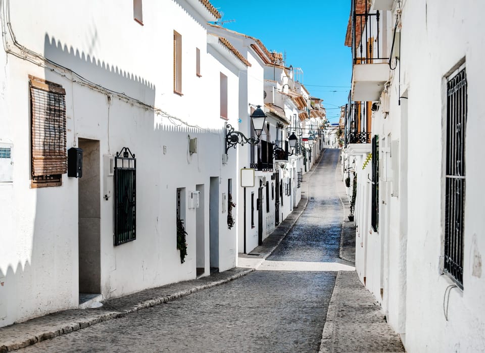 OUR STREET VIEW TOWARDS THE CHURCH SQUARE