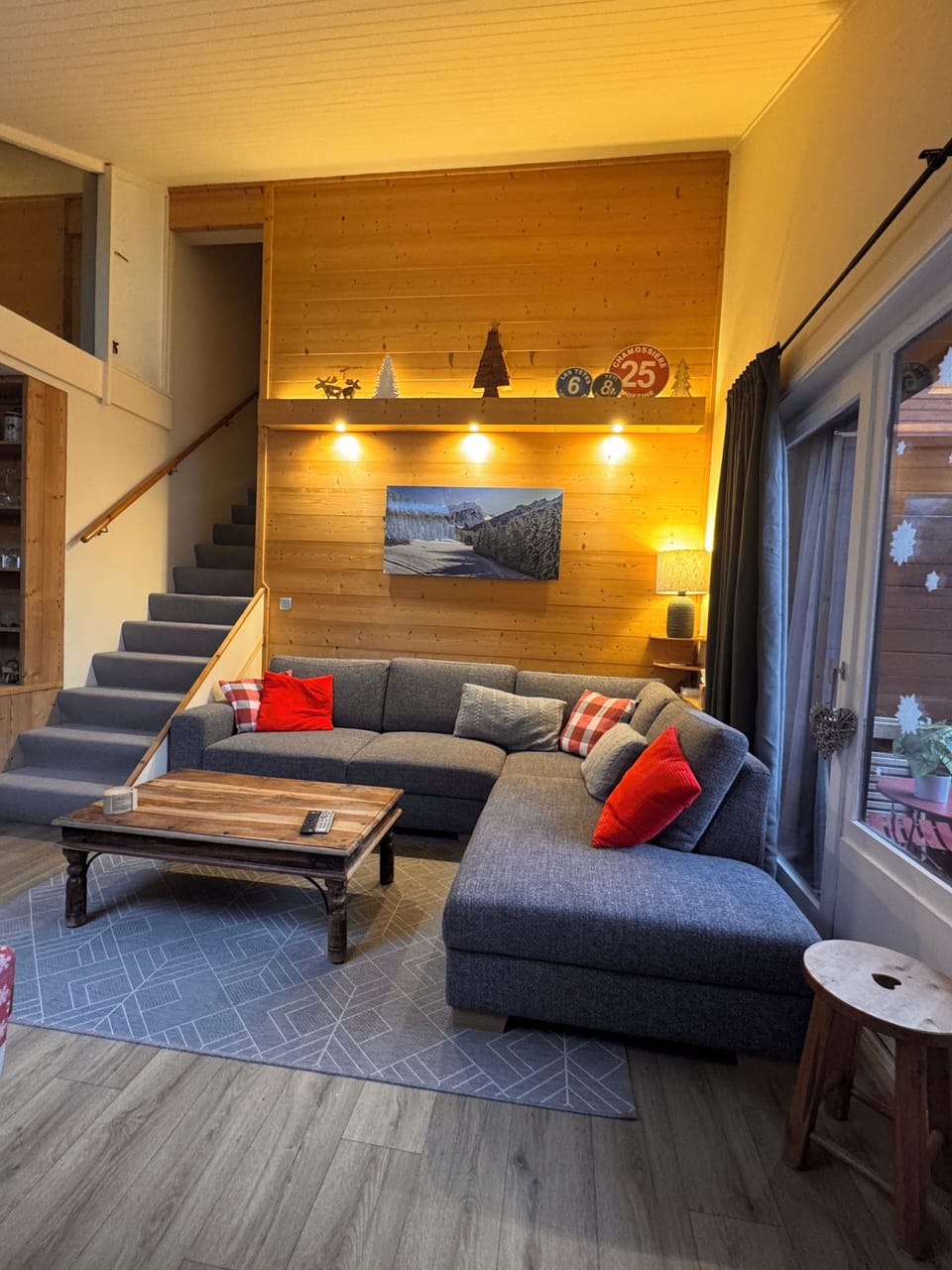 Downstairs: Living/dining/kitchen area