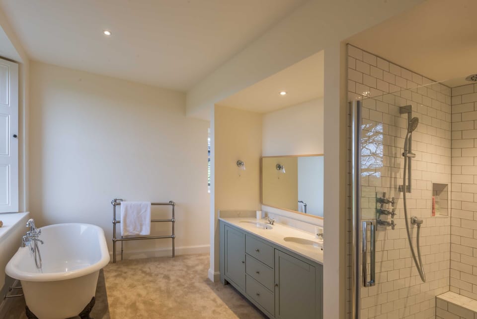 The ensuite to the master bedroom