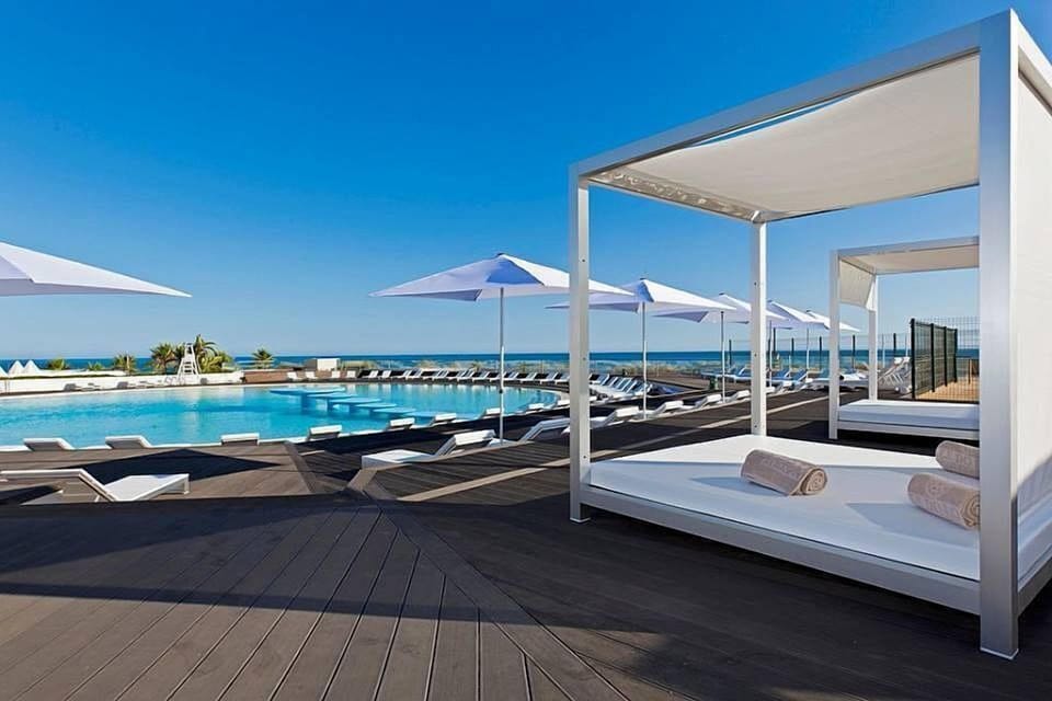Pool by Beach 
