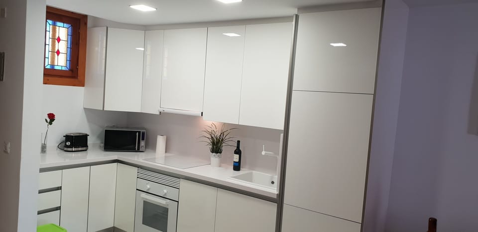Modern kitchen with complete equipment