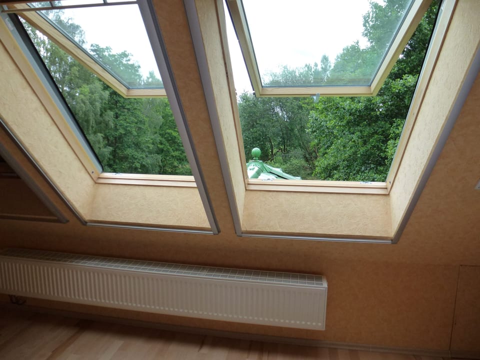 view from bedroom attic