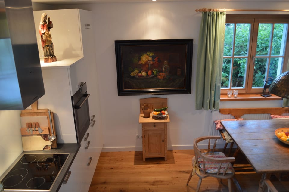 Kitchen and dining area