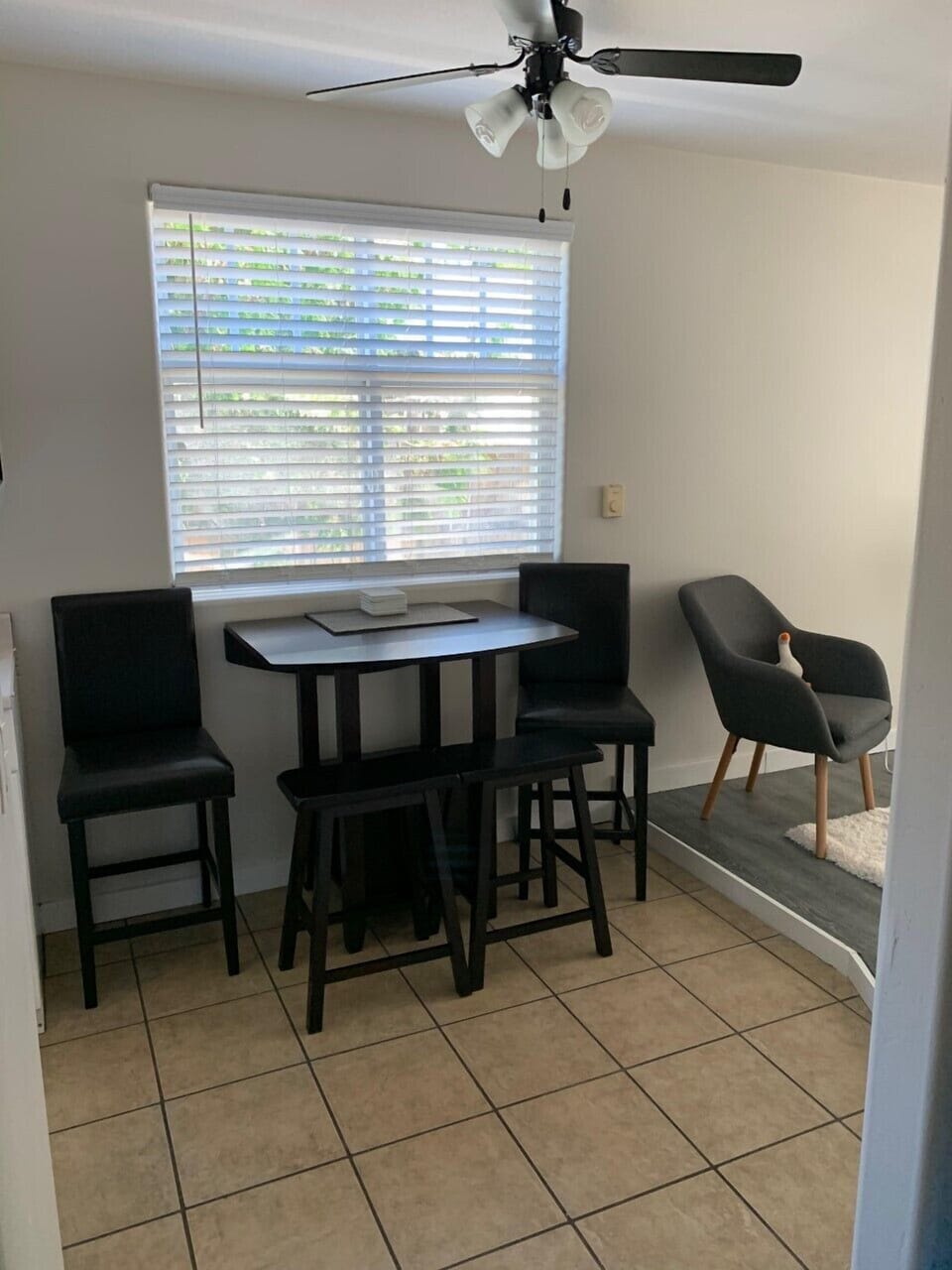 Dining Area, seats 4 comfortably 