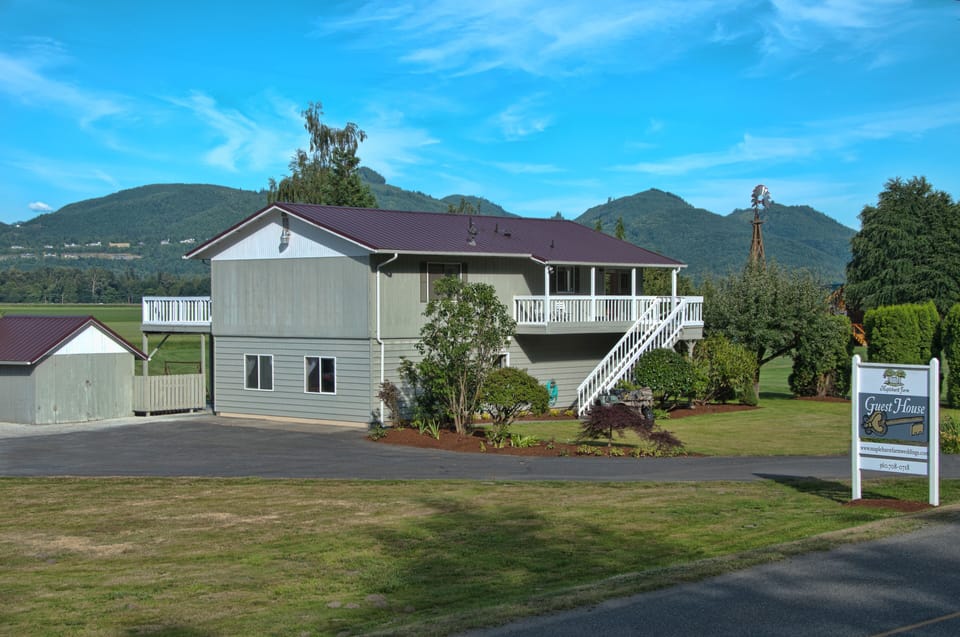 NW view of Guesthouse