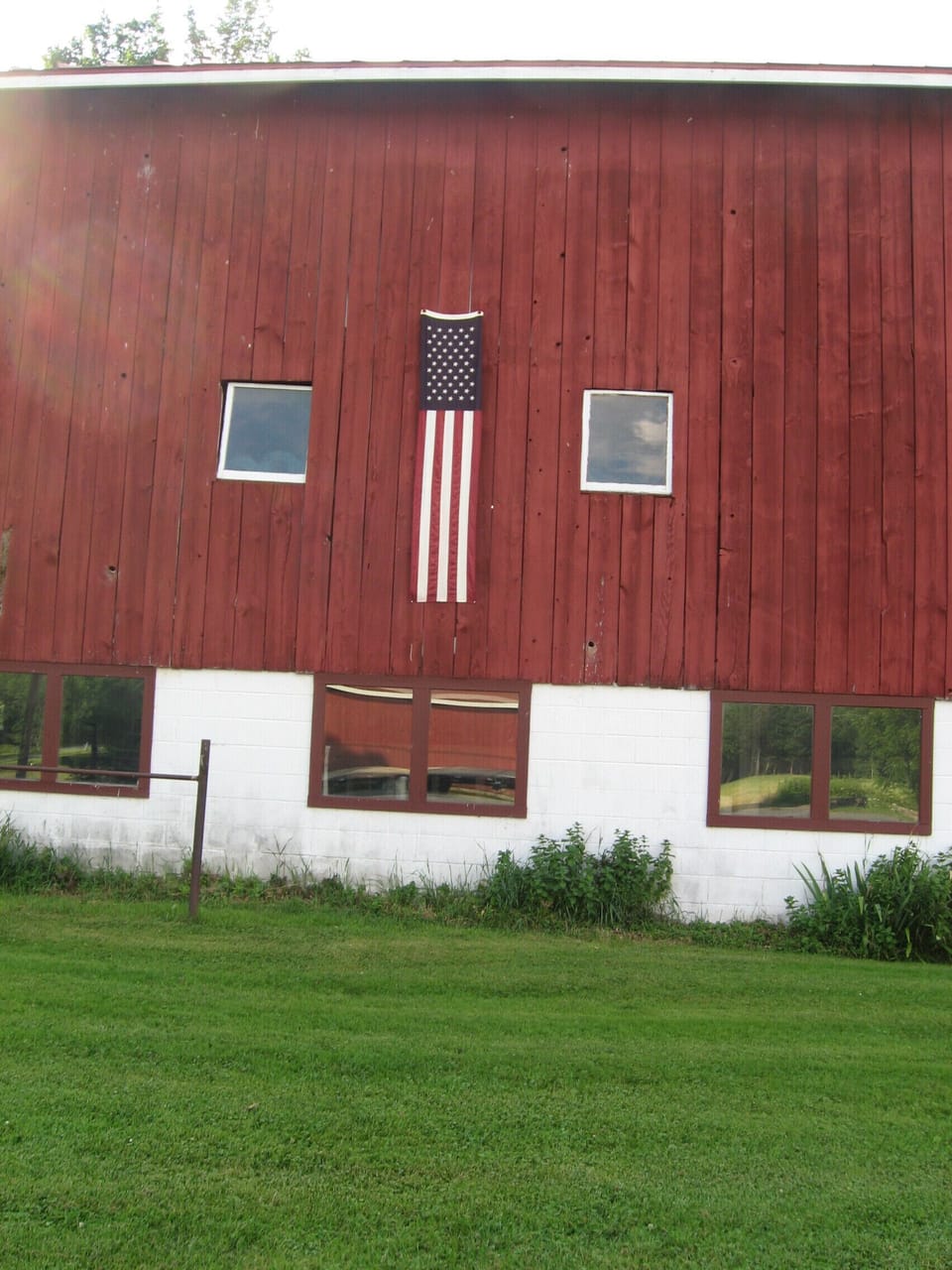 Patriotic Barn