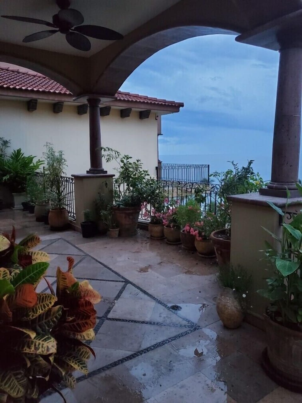 Unit is unique because of it’s lush private garden that lines the patio.