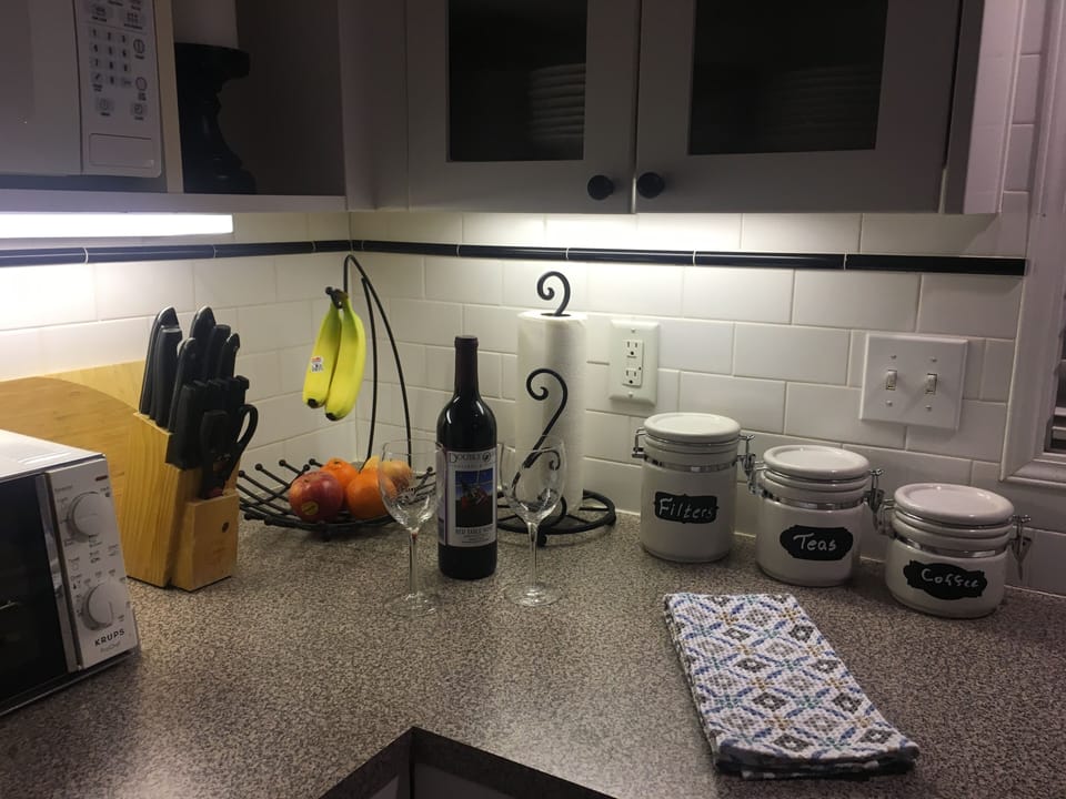 We try to provide some treats for guests staying 2 more more nights.