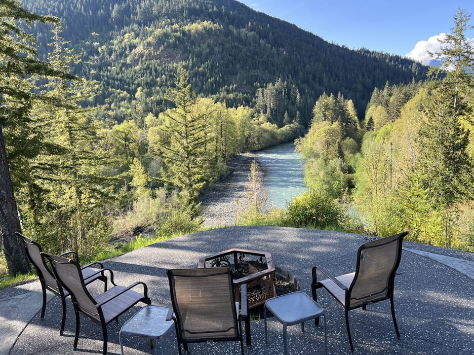 Perfect for morning coffee or a glass of wine under the stars in the evening