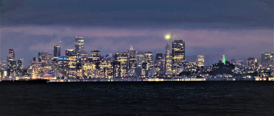 San Francisco Skyline - Photo taken from the deck by Gerald Goldberg July 2020

