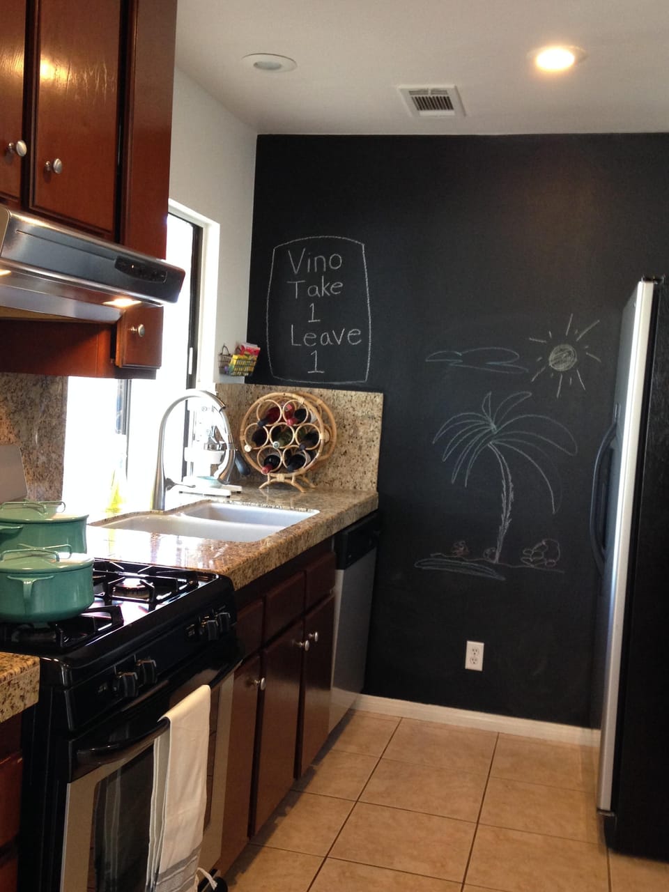 Kitchen~ Chalkboard Wall