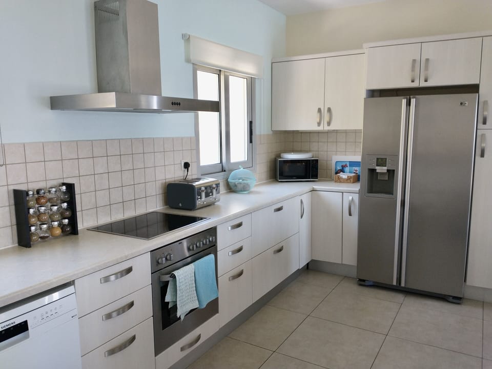 A cooks kitchen, well equipped and home from home