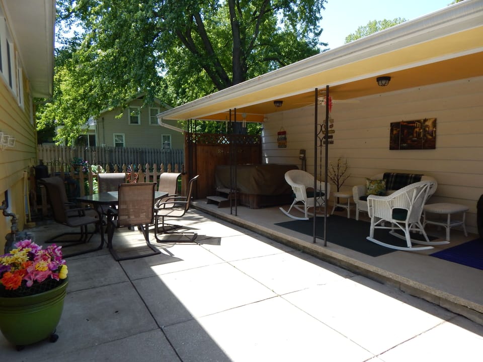 Patio! Dining, seating