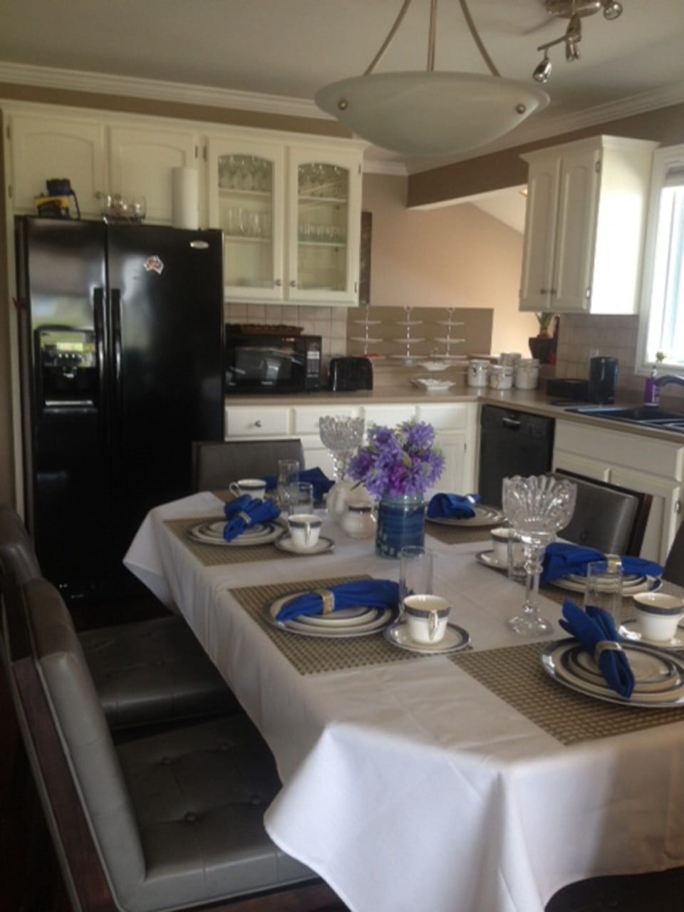 Dining and kitchen