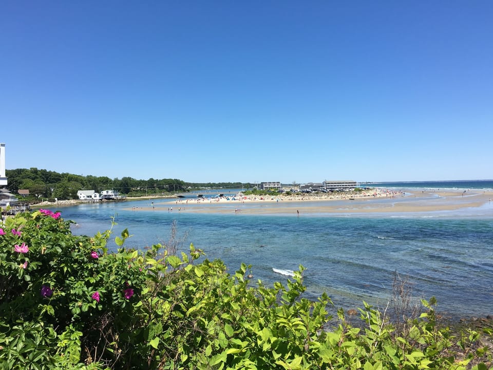nearby beach