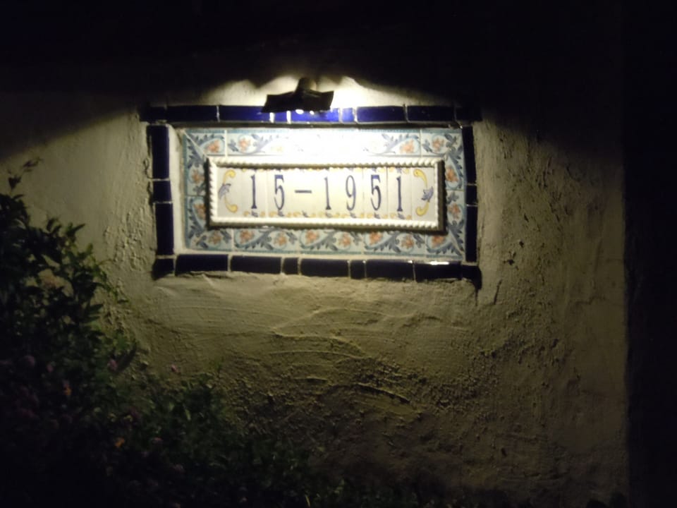 House number outside gate facing Makuu Drive