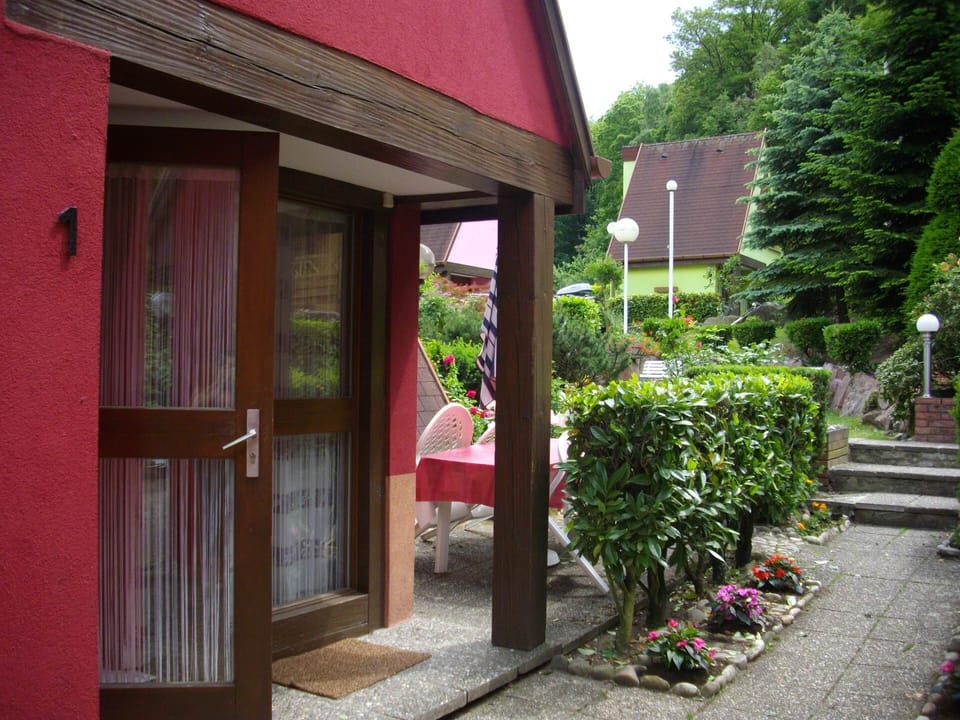 Entrée du pavillon