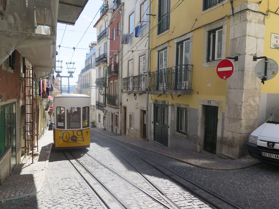 Seconds away from the famous Bica funicular - in the heart of Lisbon