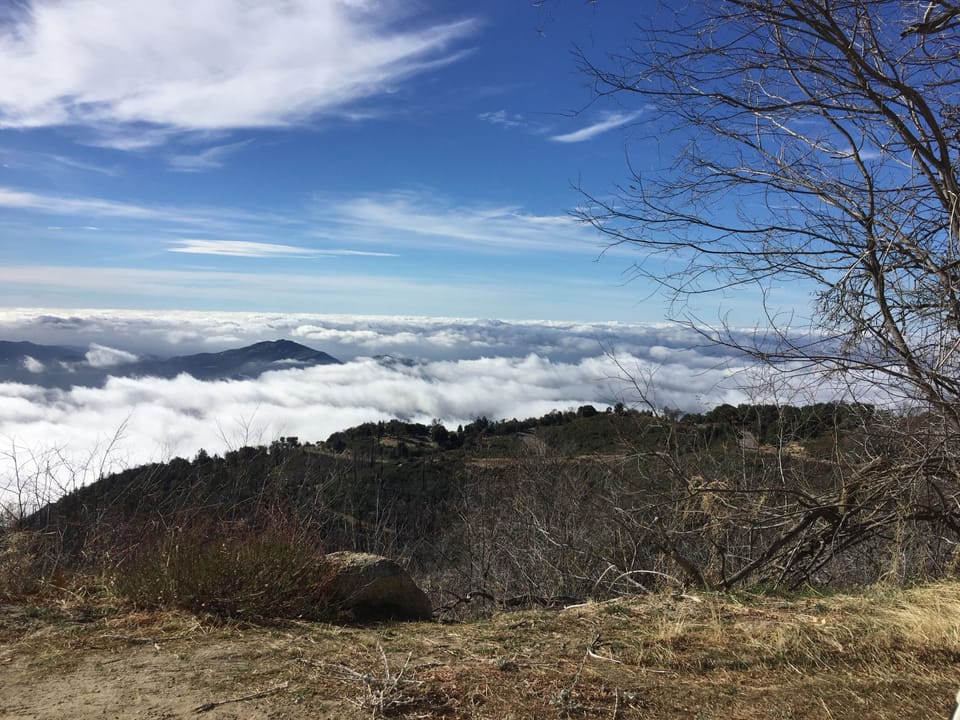Breathtaking views all around the mountain. 