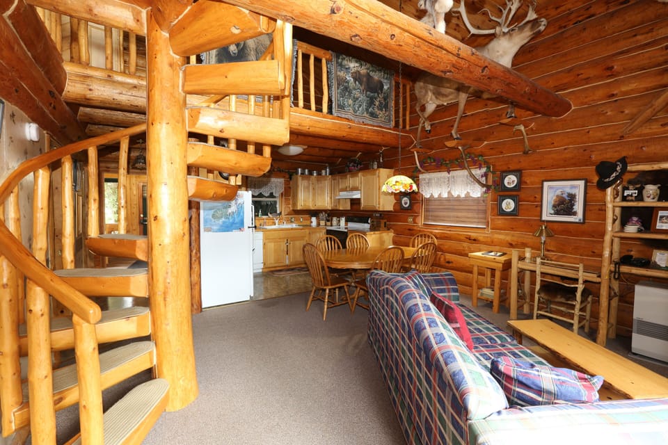 Den, Dining and Kitchen