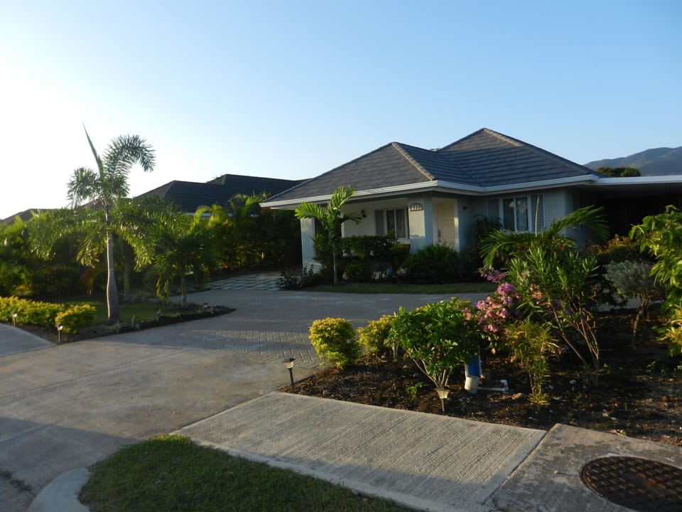 Front yard with two parking space