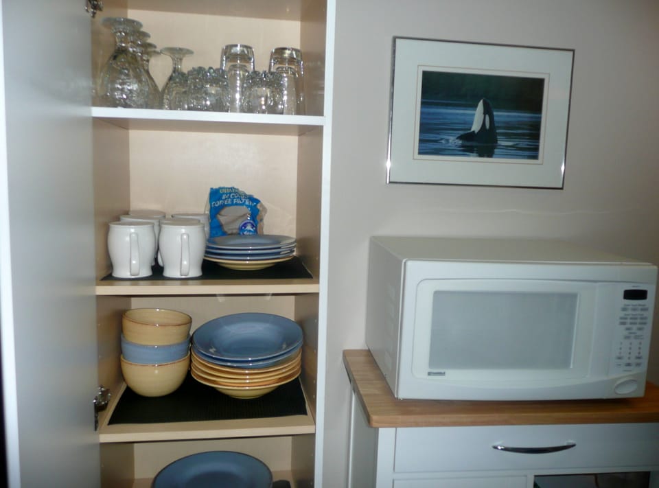 Kitchenette cupboard/microwave