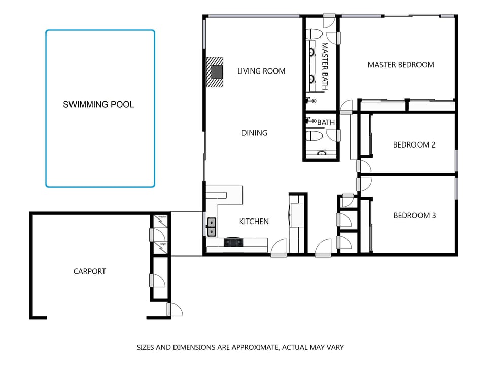 Spread out and get comfortable in 1,600+ square feet of classic living space.