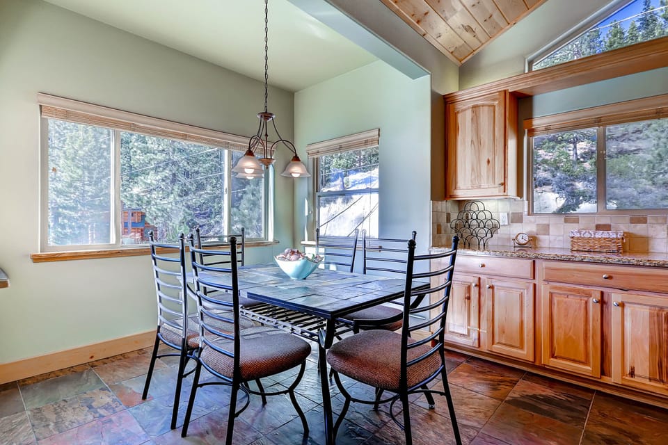 Dinning Areas:  Dining Table and Breakfast Nook +  bar seating