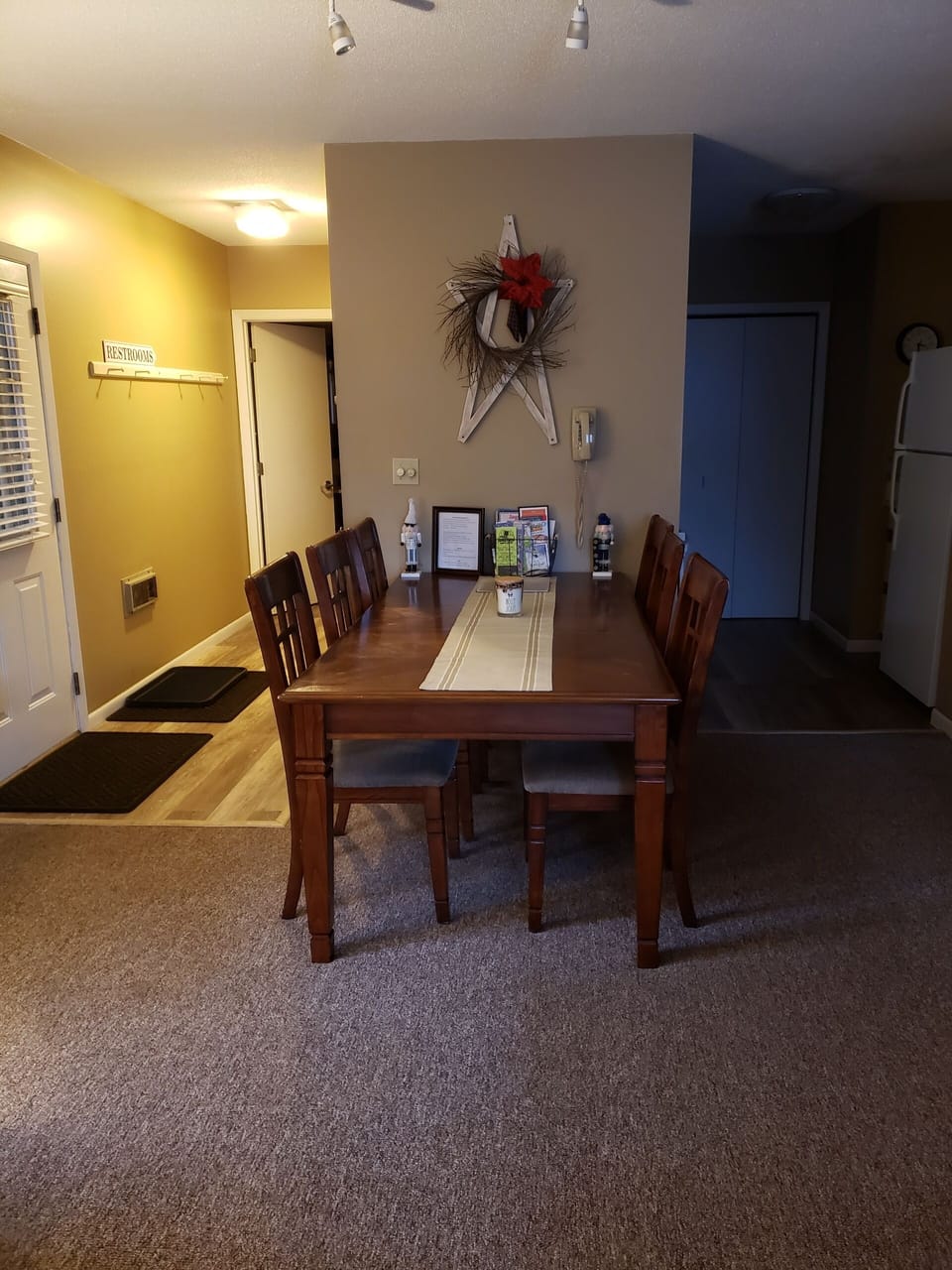 Large dining table for six