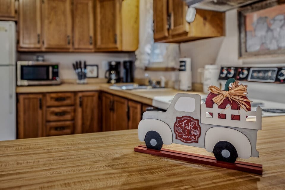 Let us help you pack, we`ll make sure the cabin is stocked with some of the basics.