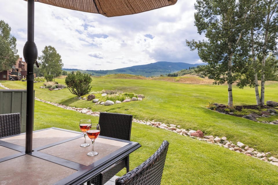 Patio with Mountain View