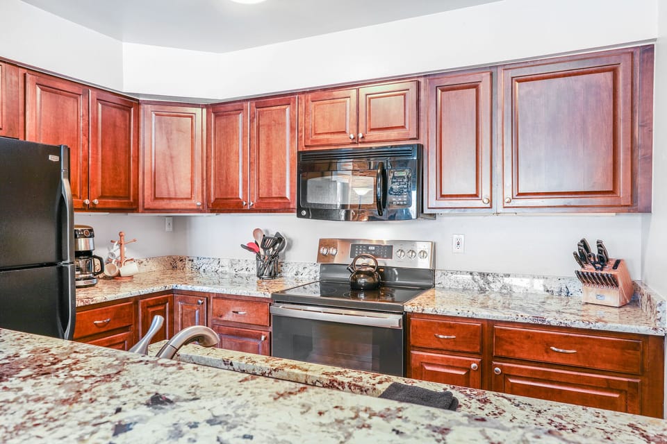 Kitchen equipped with all your cooking needs