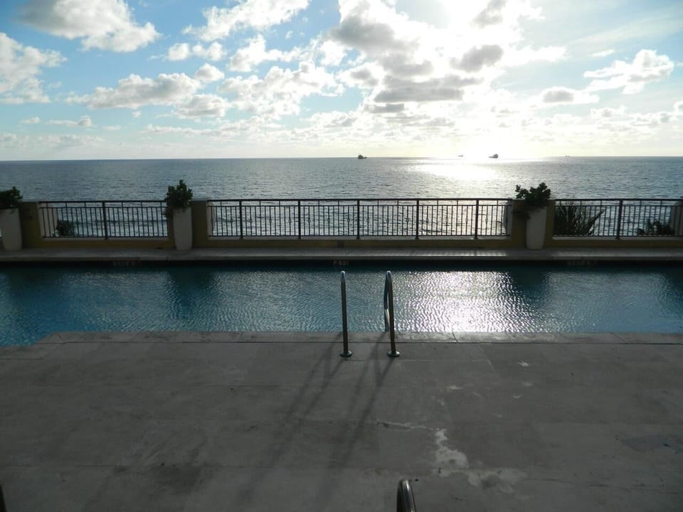 Ocean view from the pool.
