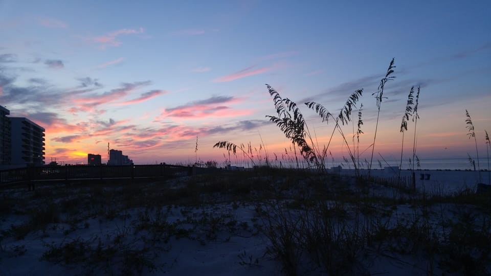 Sunrise at the beach